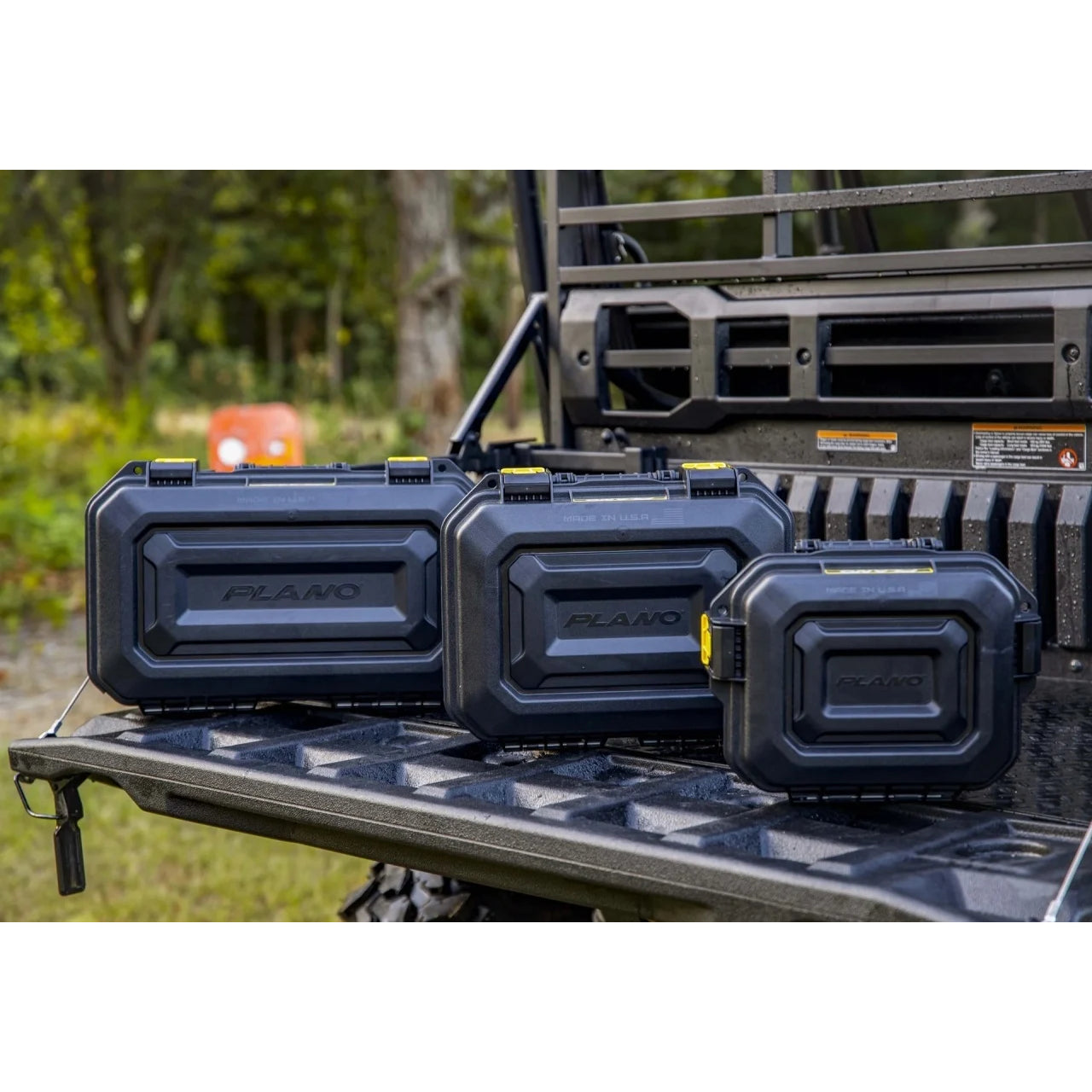 Cutie Transport Pistol PLANO All Weather2 Pistol Case, X Large, capacitate 4 pistoale