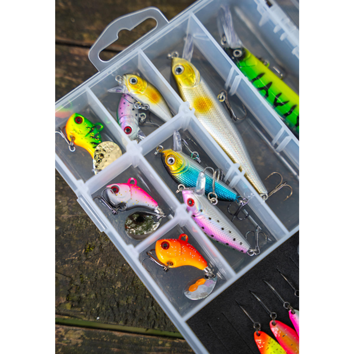 Cutie ZEBCO Trophy Accessory Jighead Box, 27x18x4.5cm