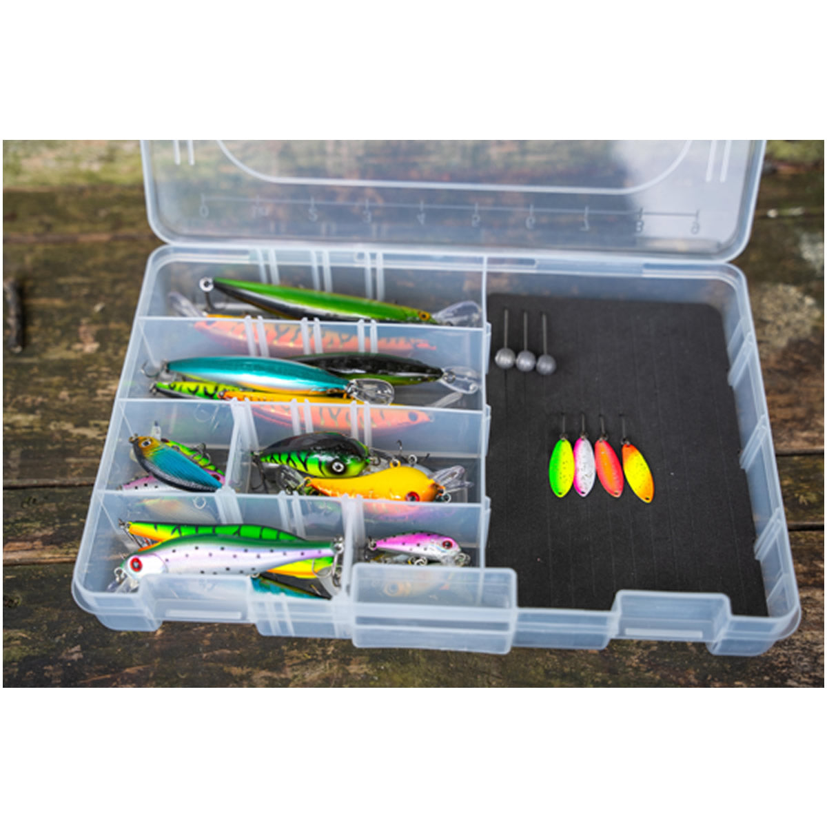 Cutie ZEBCO Trophy Compact Jighead Box, 25x14x3cm