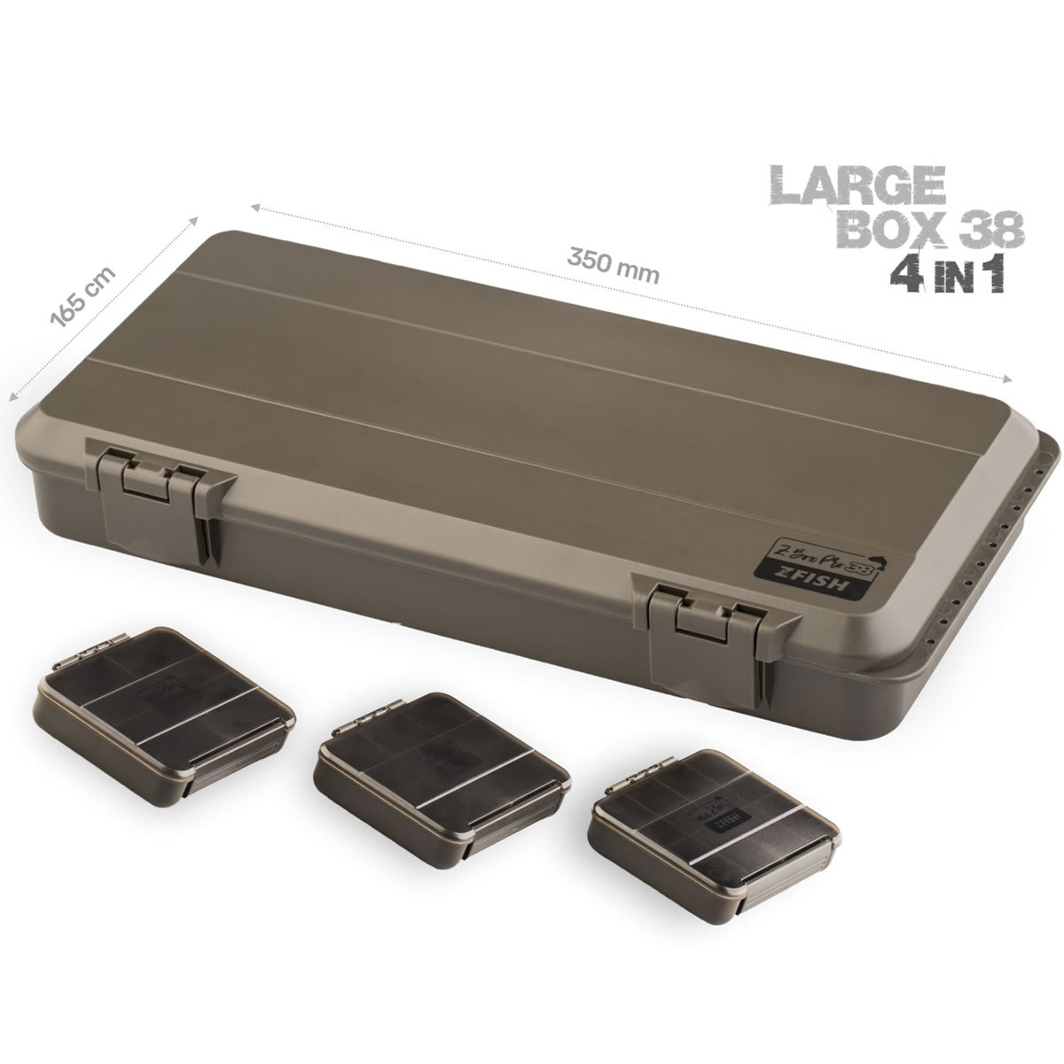 Cutie ZFISH Tackle Box Z-Box PRO 38 (4in1), 35x16.5x5cm