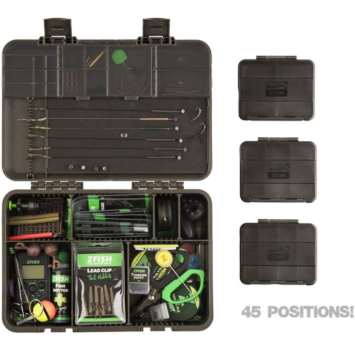 Cutie ZFISH Tackle Box Z-Box PRO 45 (4in1), 28.5x19.5x7cm