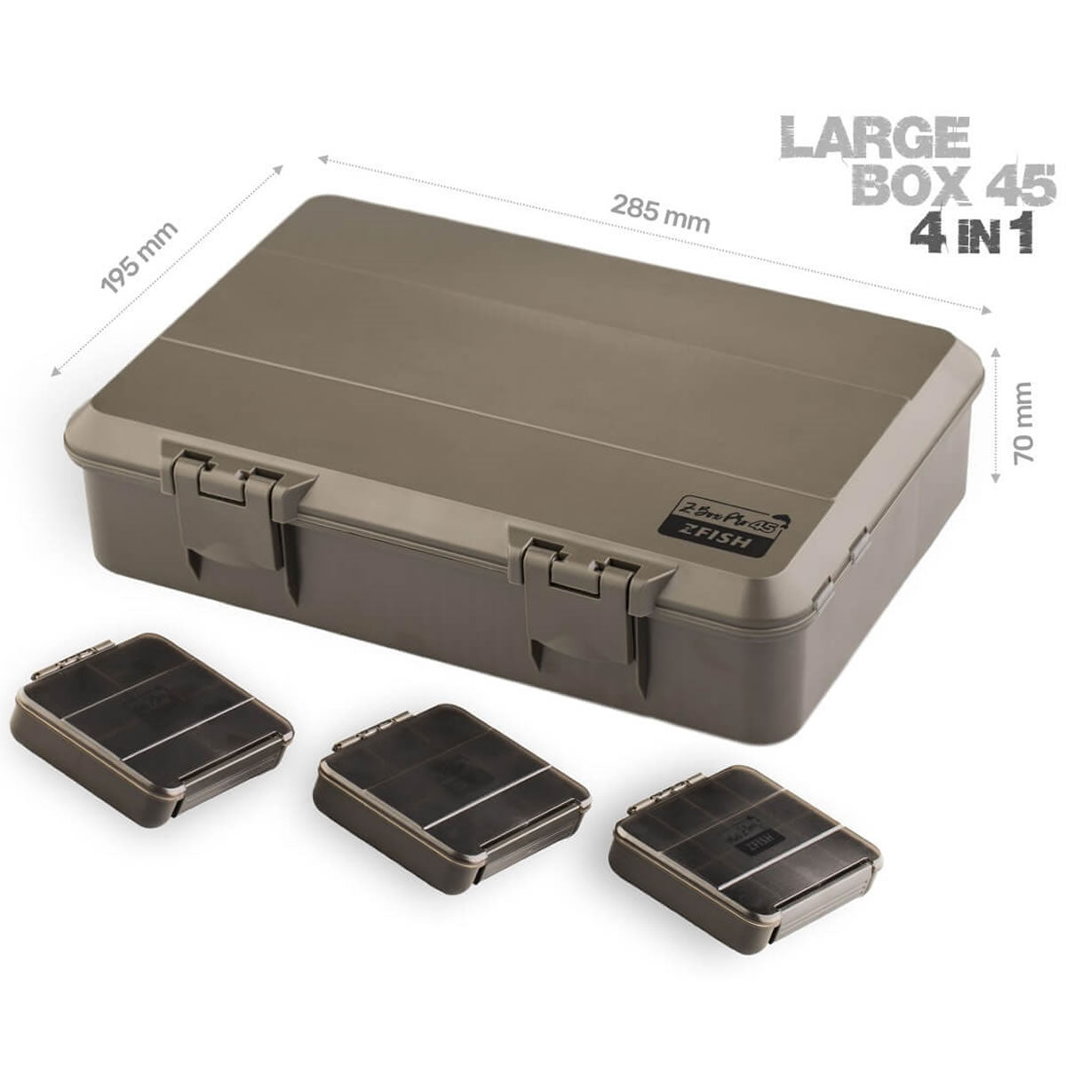 Cutie ZFISH Tackle Box Z-Box PRO 45 (4in1), 28.5x19.5x7cm
