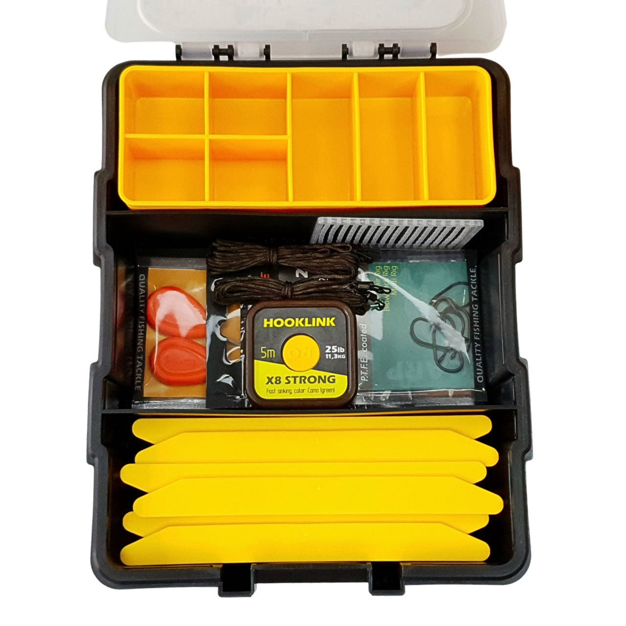 Cutie cu Accesorii Crap Orange Carp Inline 113, 61 Accesorii