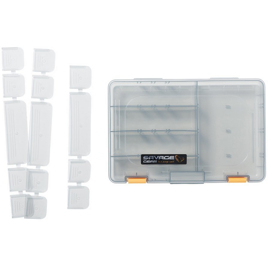 Cutie pentru Naluci SAVAGE GEAR Tip 5D Smoke, 27.5x18x4.5cm
