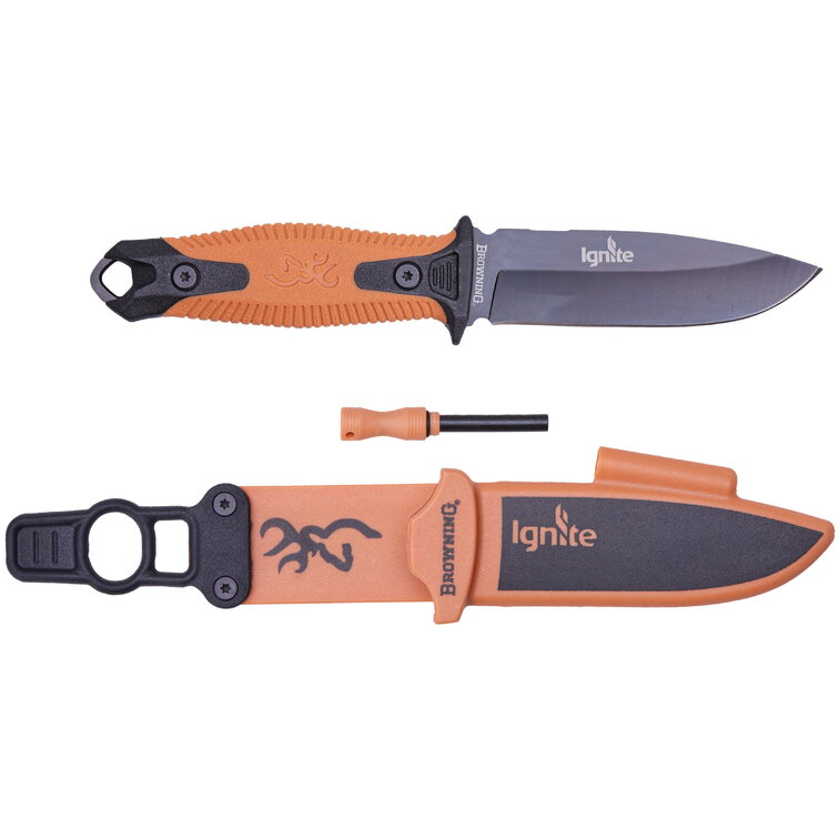 Cutit Browning Ignite Fixed Black Orange Lama 110mm