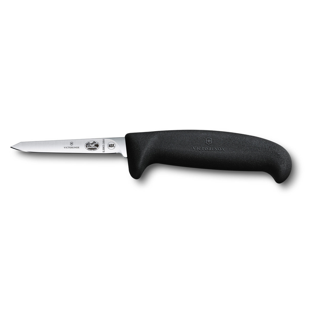Cutit Bucatarie Victorinox Fibrox Poultry Knife, Medium, 8cm, Negru