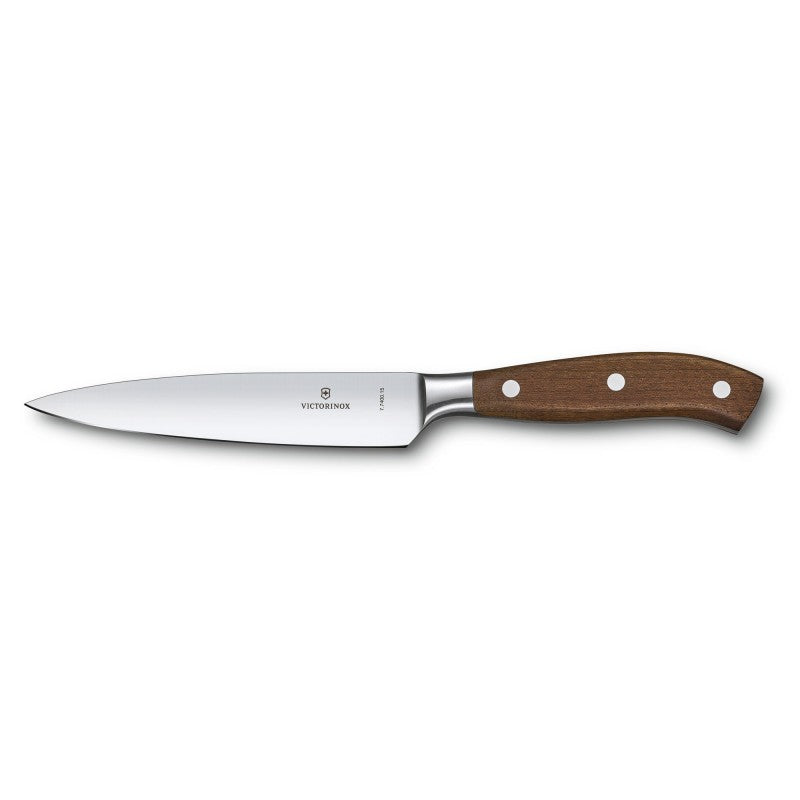 Cutit Bucatarie Victorinox Grand Maître Wood, Chef's Knife, Lama 15cm, Lemn, Maro Cutie Cadou