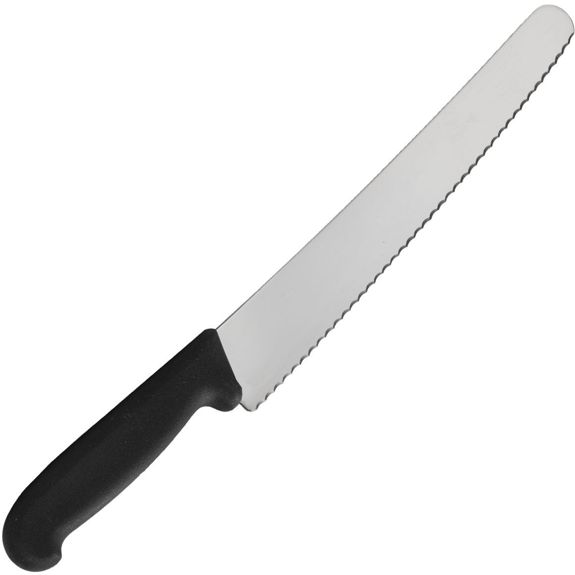 Cutit Bucatarie Victorinox Pastry Knife, Fibrox, Lama Zimtata 26cm, Negru, Cutie Cadou