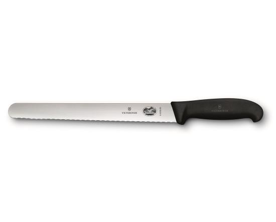 Cutit Bucatarie Victorinox Slicing Knife, Lama Zimtata 36cm, Negru