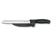 Cutit Bucatarie Victorinox Swiss Classic DUX-Knife, margine ondulata, 21cm, negru