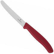Cutit Bucatarie Victorinox Swiss Classic Paring Knife, Lama Zimtata 11cm, Rosu 