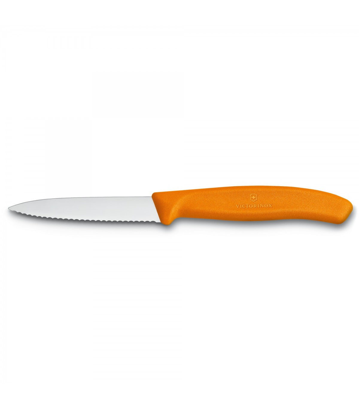 Cutit Bucatarie Victorinox, Swiss Classic Paring Knife, Lama Zimtata 8cm, Portocaliu