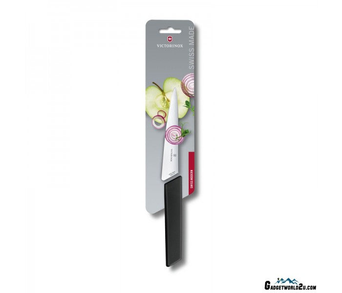 Cutit Bucatarie Victorinox Swiss Modern Kitchen Knife, Lama 15cm, Negru, Blister