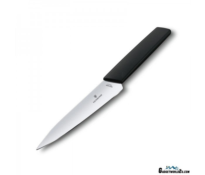 Cutit Bucatarie Victorinox Swiss Modern Kitchen Knife, Lama 15cm, Negru, Blister