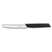 Cutit Bucatarie Victorinox Swiss Modern Table Knife, Lama Zimtata 11cm, Negru