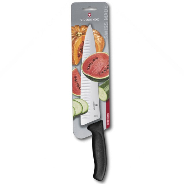 Cutit Carne Victorinox, Swiss Classic Chefs Hnife, Lama Gofrata 25cm