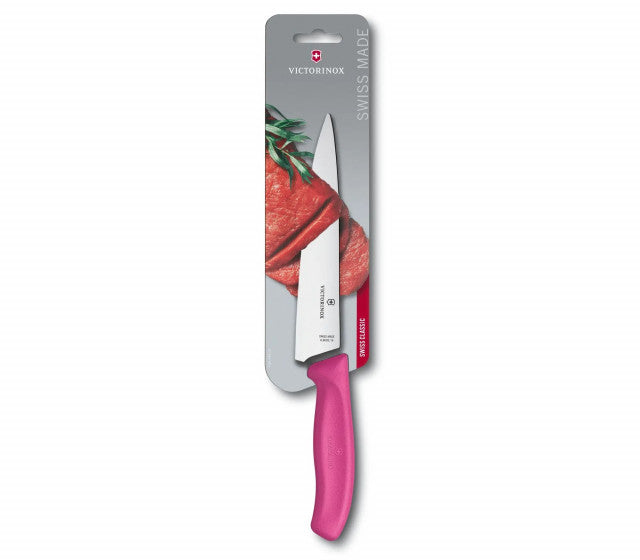 Cutit Carne Victorinox, Swiss Classic, Lama 19 cm, Galben, Blister