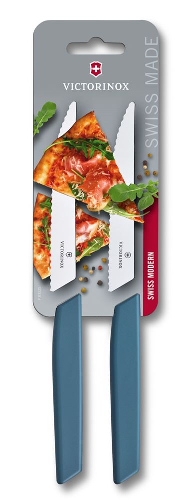 Cutit Carne Victorinox Swiss Modern Steak Knife, Lama Zimtata 12cm, Blue