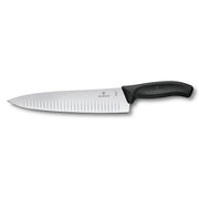 Cutit Carne Victorinox, SwissClassic Carving Knife, Lama Gofrata 25cm, Negru, Cutie Cadou