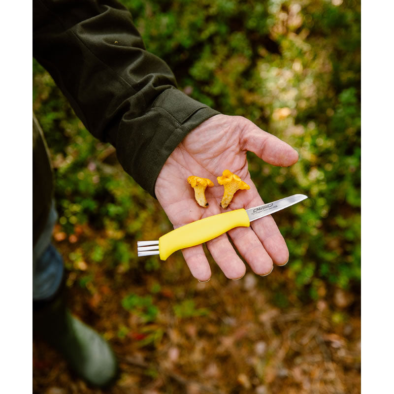 Cutit Ciuperci MARTTIINI OY Mushroom Knife, Lama 65mm + Teaca Piele