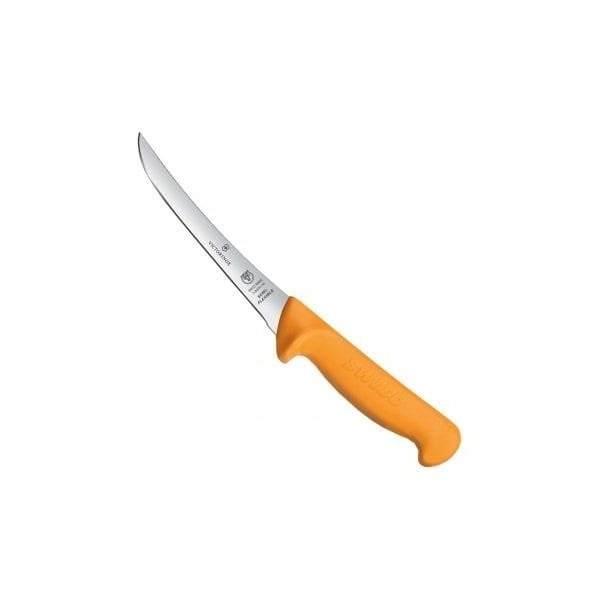 Cutit Dezosat Victorinox Swibo, Boning Knife, Semi Flexible, Lama curbata 13cm , Galben