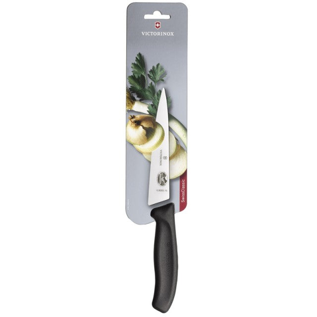 Cutit Dezosat Victorinox, Swiss Clasic Knife, Lama 15cm, Negru, Blister
