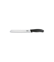 Cutit Feliat Victorinox SwissClassic Bread Knife, Lama Zimtata 21cm, Negru, Cutie Cadou