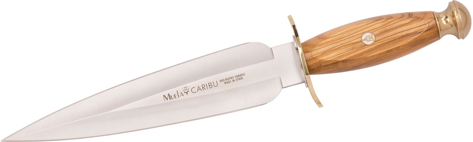Cutit MUELA 160mm Blade CARIBU.OL, Olive Wood Handle, Stainless Steel Guard