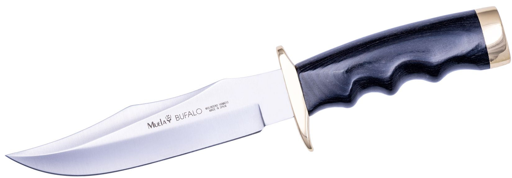 Cutit MUELA 170mm Full Tang Blade BUFFALO-17M, Black Coral Pakawood And Nickel Silver Handle