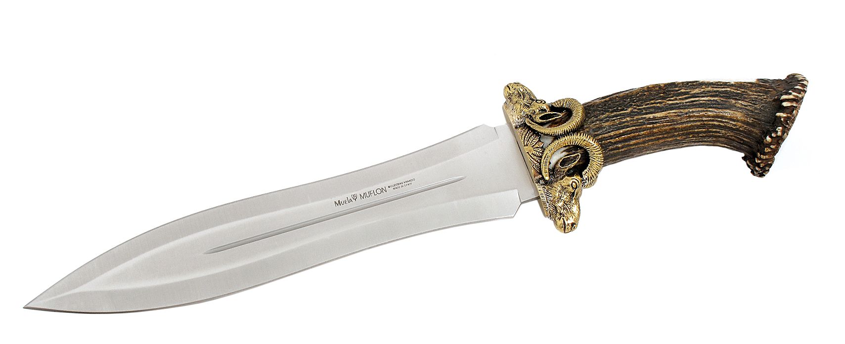 Cutit MUELA 260mm Blade, Crown Stag, Brass Guard