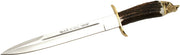 Cutit MUELA 260mm Blade, Stag Handle, Brass Wild Boar Head Cap