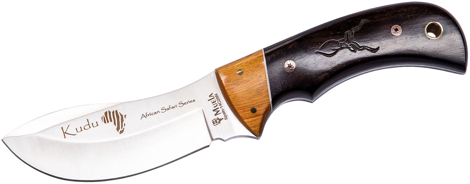 Cutit MUELA Blade KUDU SANDVIK 14C28N, 21cm