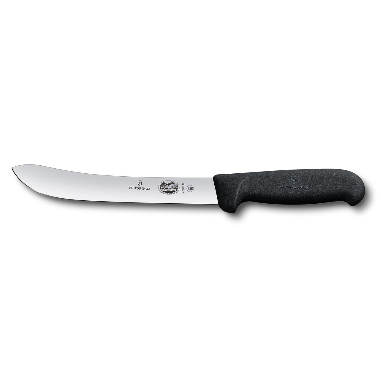 Cutit Macelar Victorinox Butcher Knife, Heavy Stiff Blade, Fibrox, Lama 20cm, Negru