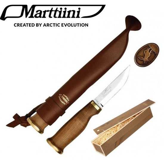 Cutit Marttiini Elan 8.5cm + cutie de lemn