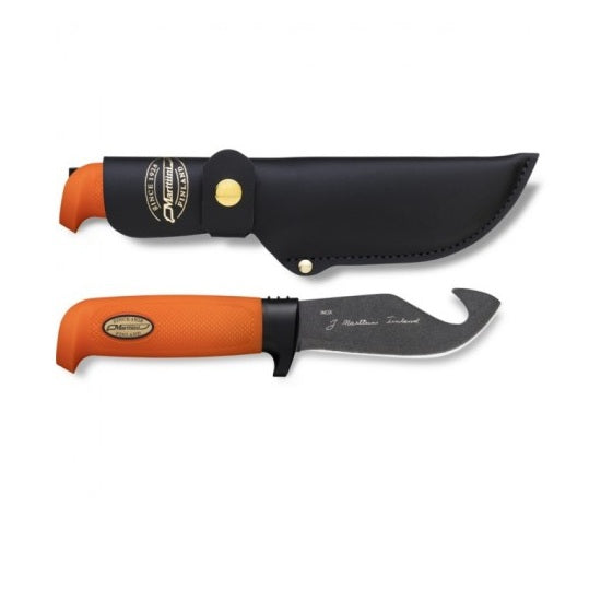Cutit Marttiini vanatoare pentru jupuit Martef 11cm (portocaliu)