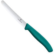 Cutit VICTORINOX Swiss Classic Tomato &amp; Table Knife, Wavy Green, 1buc/pac