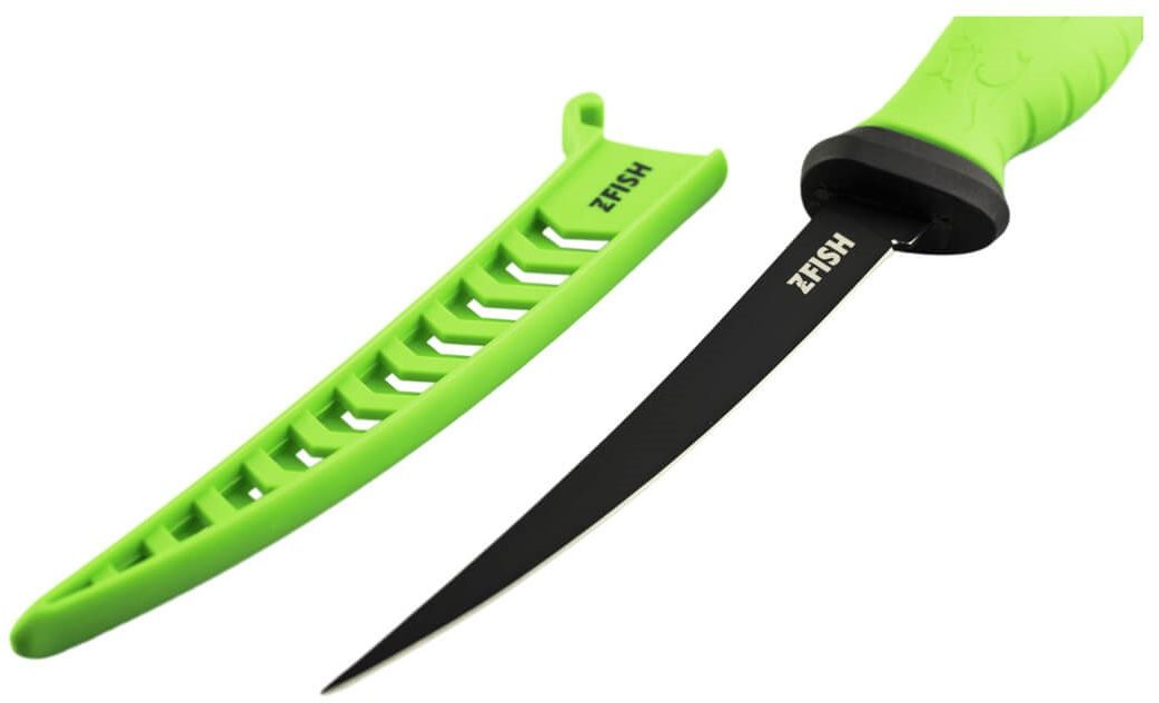 Cutit Zfish Fillet Knife Fishing Furio, Negru-Verde, 17.5cm