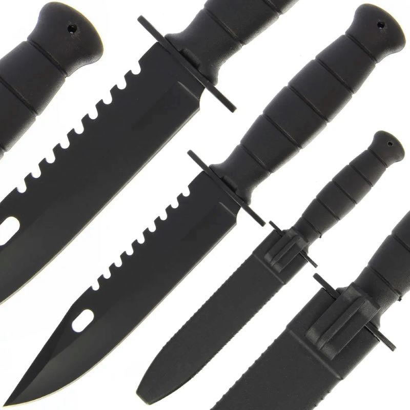 Cutit de Vanatoare Anglo Arms cu Maner din Plastic + Teaca