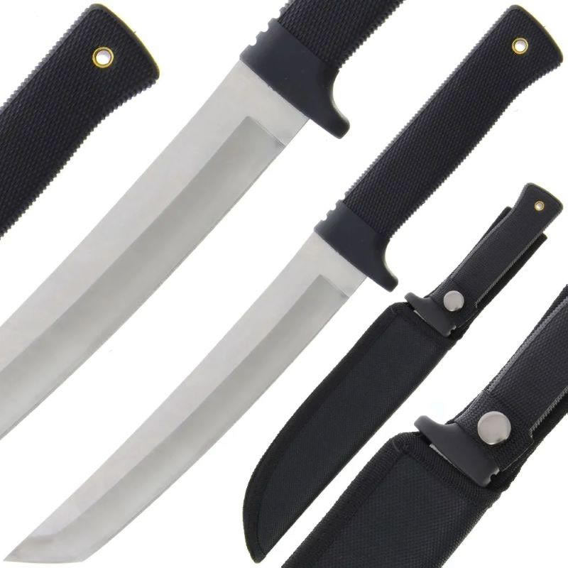 Cutit de Vanatoare NGT Anglo Arms Tanto cu Maner din Plastic 32.50cm, 265g + Teaca