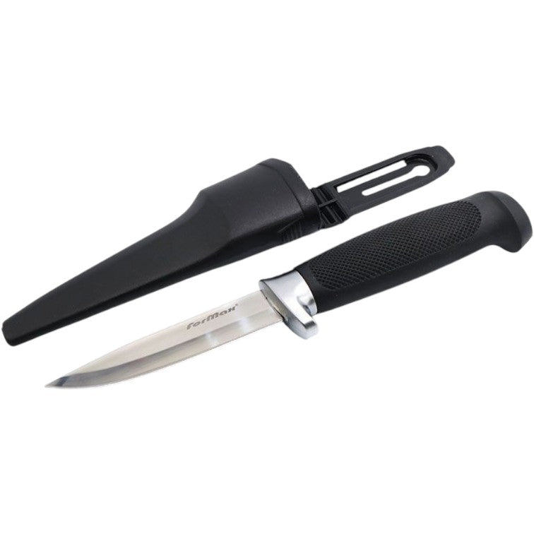 Cutit pentru Filetat FORMAX cu Maner Cauciucat, 23cm, Lama 10.5cm