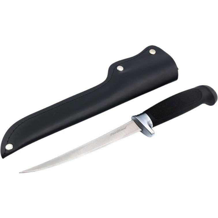 Cutit pentru Filetat FORMAX cu Maner Cauciucat, 28cm, Lama 16cm