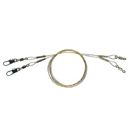 DAM Effzett Struna Agrafa Vartej Spin Leader Swivel 35cm 18,2kg 