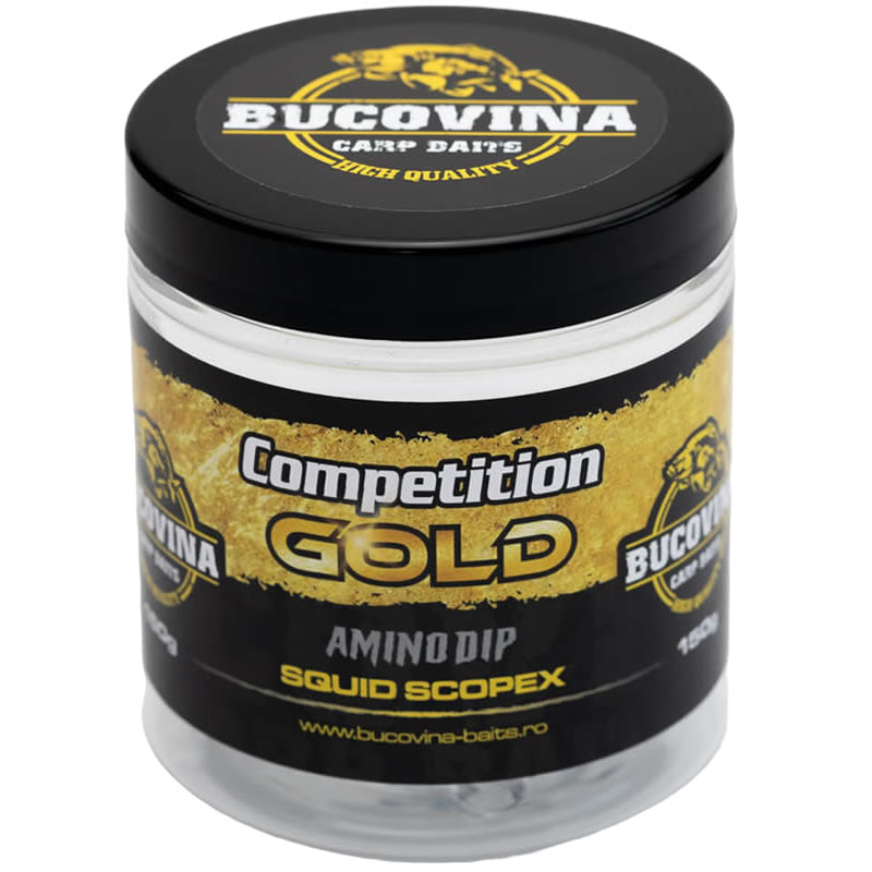 DIP Bucovina  Baits Competition Gold Amino, Squid &amp; Scopex, 160g