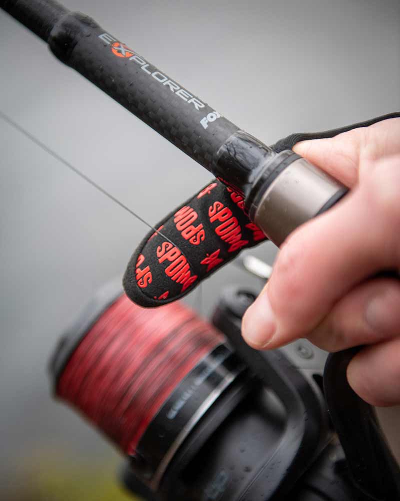 Degetar SPOMB Finger Stall, Black-Red
