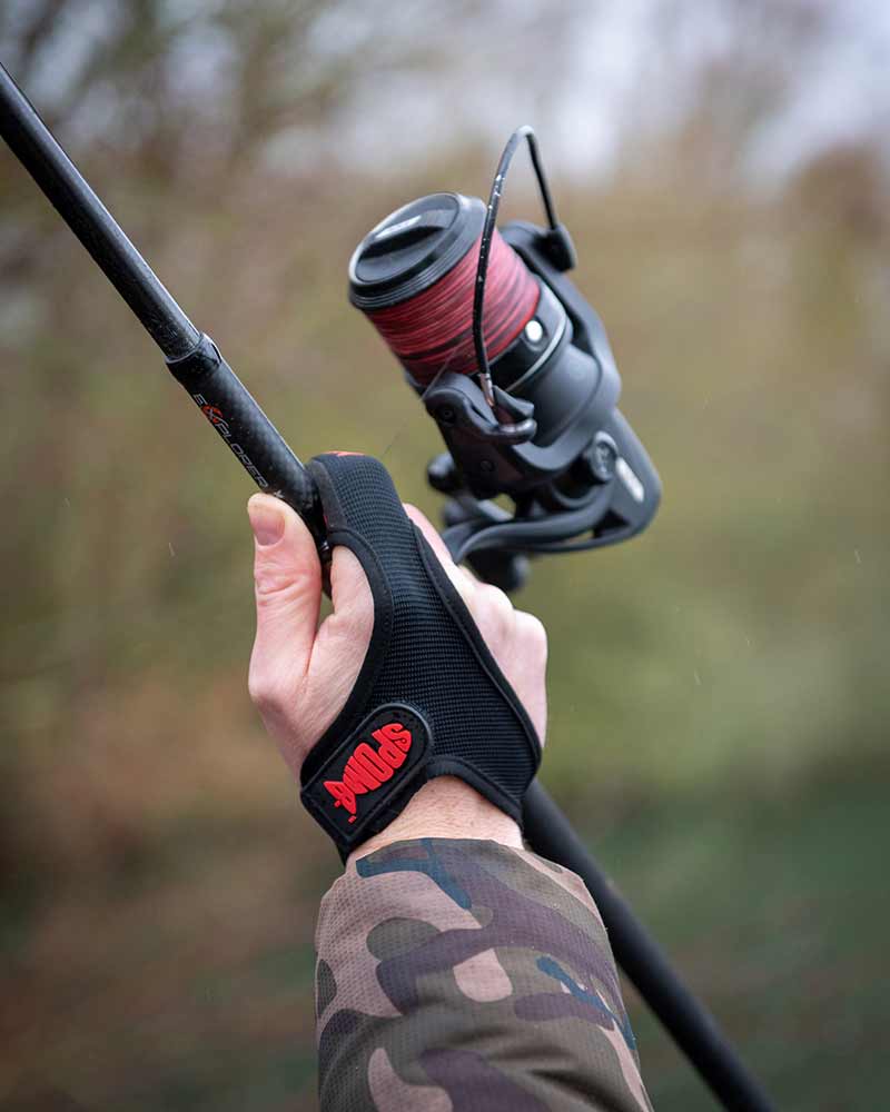Degetar SPOMB Finger Stall, Black-Red