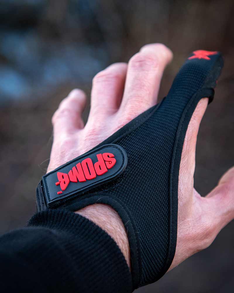 Degetar SPOMB Finger Stall, Black-Red