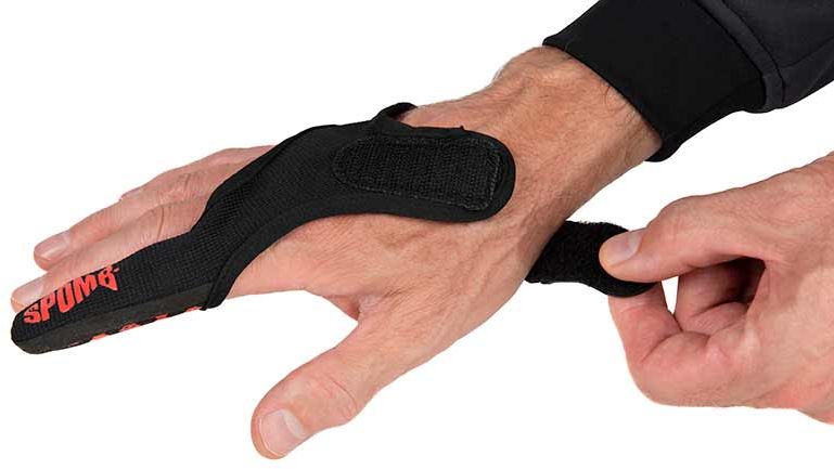Degetar SPOMB Finger Stall, Black-Red