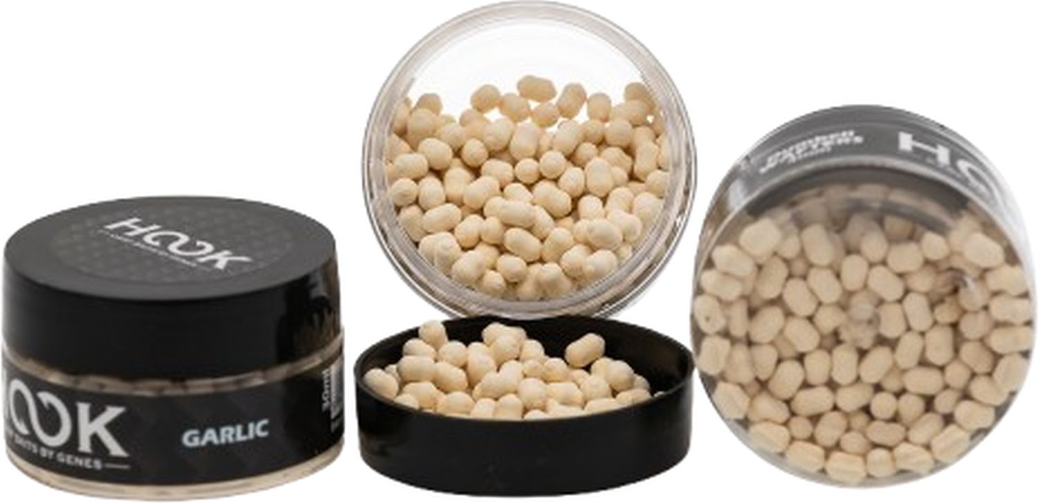 Dumbell Critic Echilibrat HOOKBAITS Wafters, Garlic, 4mm, 30ml