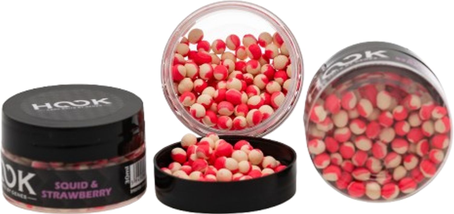 Dumbell Critic Echilibrat HOOKBAITS Wafters, Squid &amp; Capsuna, 4mm, 30ml