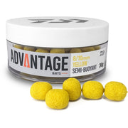 Dumbell Daiwa Critic Echilibrat Advantage Semi Buoyant 6/8mm Porumb Dulce Galben 30g/borcan